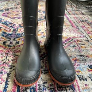 Black Rain Boots Kids